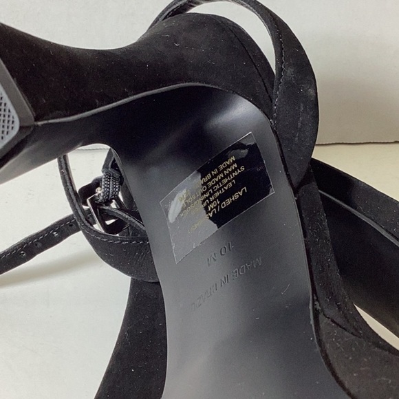 Steve Madden Womens Lashed Ankle Strap Dressy Platform Sandals - Picture 9 of 10